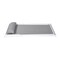 Armen Living Wave Outdoor Patio Aluminum Deck Chair in White Powder Coated Finish with Gray Sling Textilene LCWALOWH - alternate 2